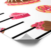 Snoep Print Schattigee Baby Groeigrafiek (Hoek)