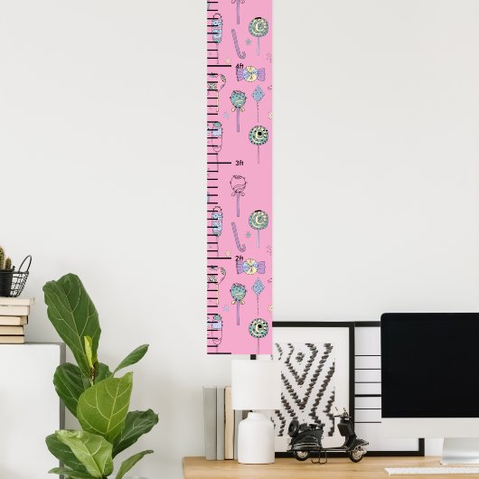 Snoep Print Schattigee Baby Groeigrafiek (Thuiskantoor)