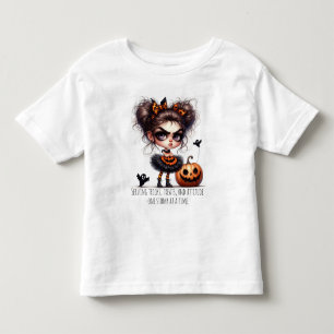 Snoep Queen - Fierce, Fanged & Full of Sass Kinder Shirts