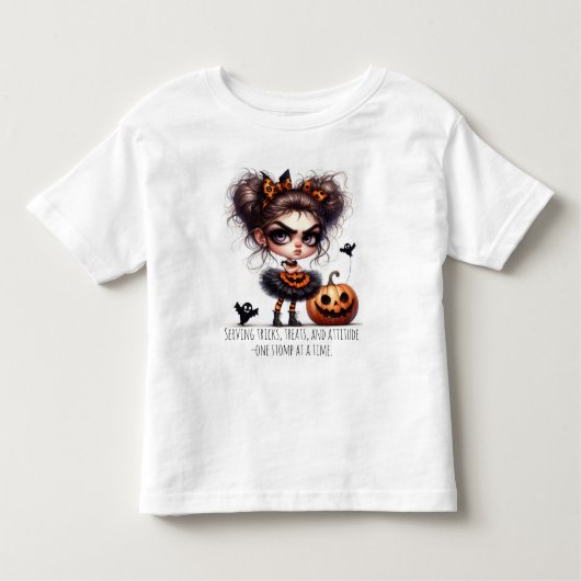 Snoep Queen - Fierce, Fanged & Full of Sass Kinder Shirts (Voorkant)