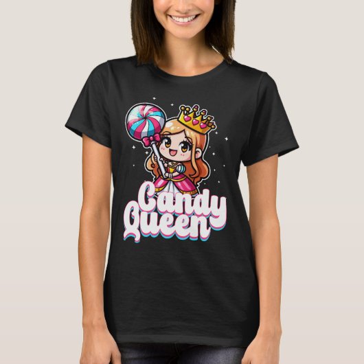 Snoep Queen T-shirt (Voorkant)