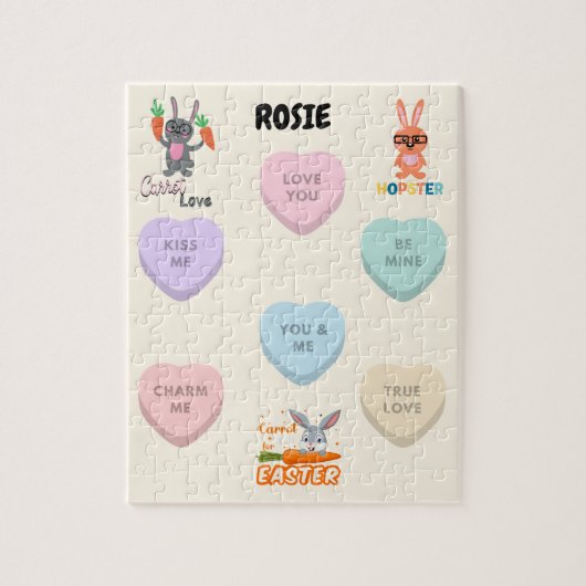 "SNOEP & RABBITS" GEPUBLICEERD LEGPUZZEL (Verticaal)