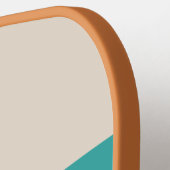  Snoep Rainbow Across Striping met naam Pickleball Paddle (Links Detail)