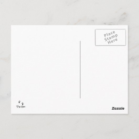 Snoep Rat Briefkaart (Achterkant)