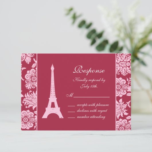 Snoep Red in Parijs RSVP (Staand voorkant)