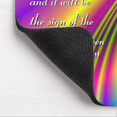 "Snoep regenboog" Inspirerend Mouspad Muismat (Hoek)