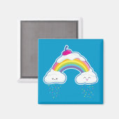 Snoep regenboog magneet (Voorkant / Achterkant)