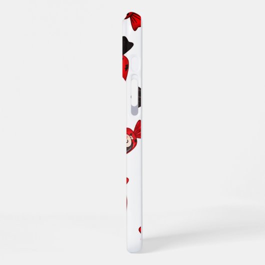 Snoep rode en zwarte Dracula geïnspireerd Hallowee iPhone Hoesje (Linkerkant)