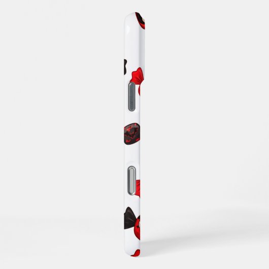 Snoep rode en zwarte Dracula geïnspireerd Hallowee iPhone Hoesje (Rechterkant)