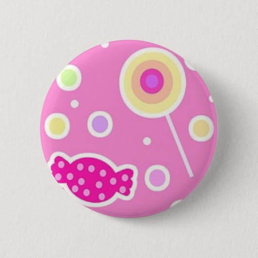Snoep! Ronde Button 5,7 Cm (Voorkant)