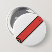 snoep ronde button 7,6 cm (Voorkant /achterkant)