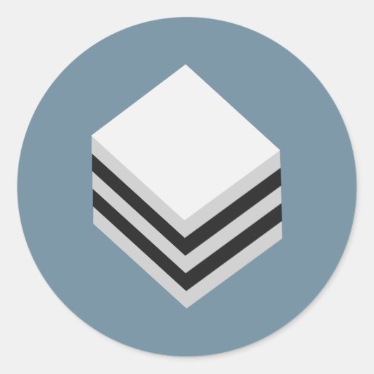 Snoep Ronde Sticker (Voorkant)