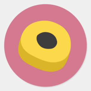 Snoep Ronde Sticker