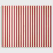 Snoep Rood gestreept, verouderd Cadeaupapier (Vlak)