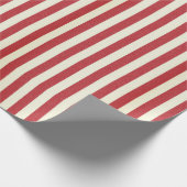 Snoep Rood gestreept, verouderd Cadeaupapier (Hoek)