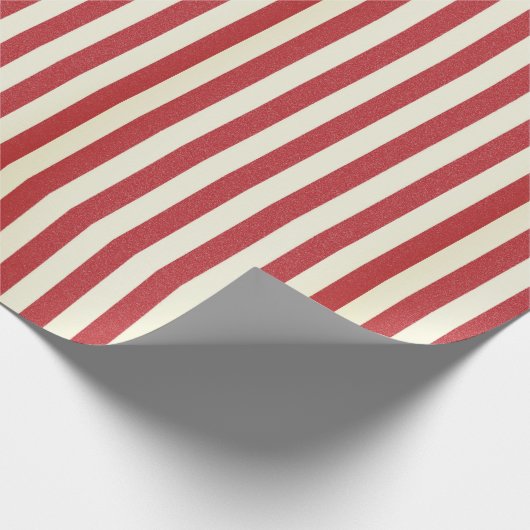 Snoep Rood gestreept, verouderd Cadeaupapier (Hoek)