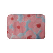 Snoep Roze bloemen Badmat (Voorkant)