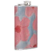 Snoep Roze bloemen Heupfles (Rechts)