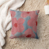Snoep Roze bloemen Kussen (Deken)