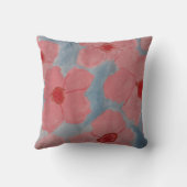 Snoep Roze bloemen Kussen (Achterkant)