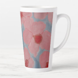 Snoep Roze bloemen Latte Mok