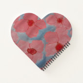 Snoep Roze bloemen Notitieboek (Achterkant)