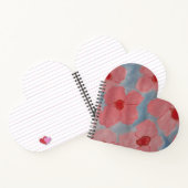 Snoep Roze bloemen Notitieboek (Binnen)