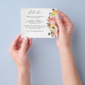 Snoep roze en geel  - Gegevens Flyer (Hand)