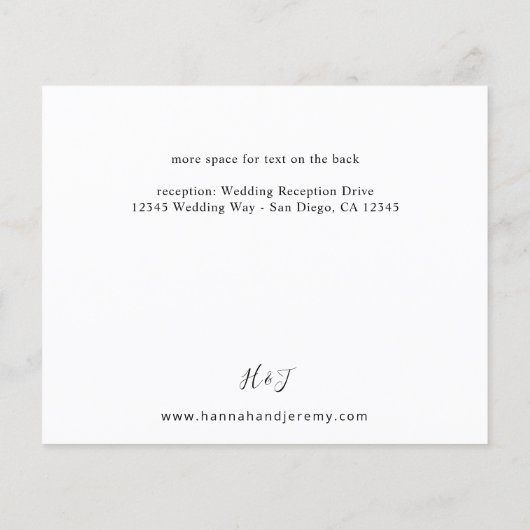 Snoep roze en geel  - Gegevens Flyer (Achterkant)