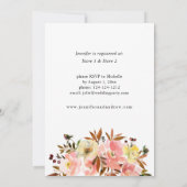 Snoep Roze en geel Vrijgezellenfeest Kaart (Achterkant)