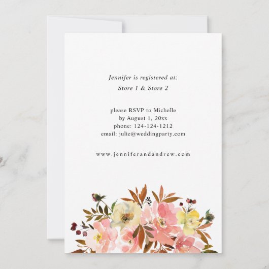 Snoep Roze en geel Vrijgezellenfeest Kaart (Achterkant)