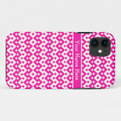 Snoep Roze en Witte Islamitische Geometrische Patr Case-Mate iPhone Case (Achterkant (horizontaal))