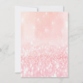 Snoep Roze makreel Witte glitter 16de Vrijgezellen Kaart (Achterkant)