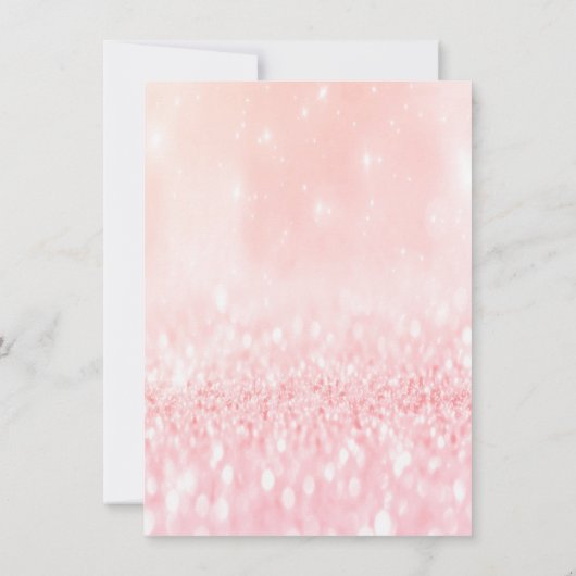 Snoep Roze makreel Witte glitter 16de Vrijgezellen Kaart (Achterkant)