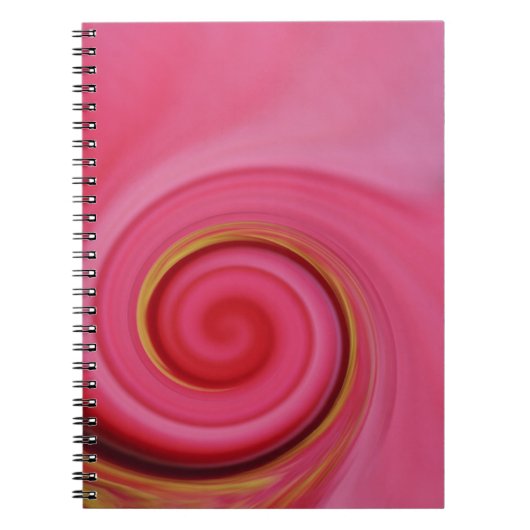 snoep roze notitieboek (Voorkant)