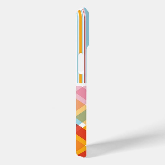 Snoep Roze Plaid Check Stippen Krabbels Fun Patter Case-Mate iPhone Case (Achterkant / Rechts)