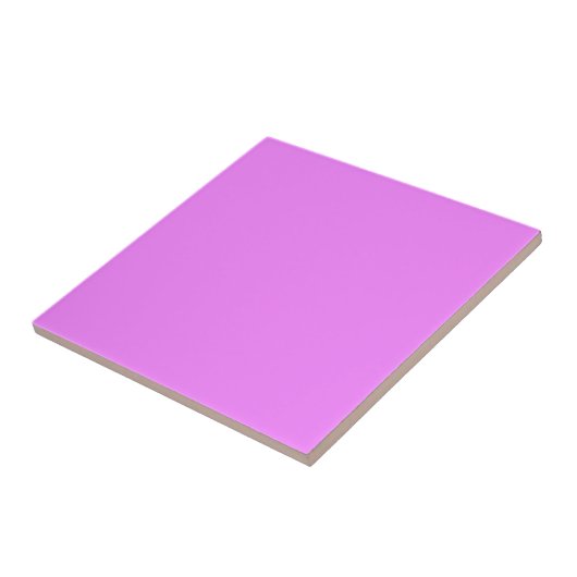 Snoep Roze Solid Color Tile Tegeltje (Zijkant)