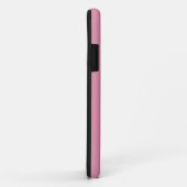 Snoep Roze Stevige Kleur | Minimalistisch monogram Case-Mate iPhone Case (Achterkant/rechts)