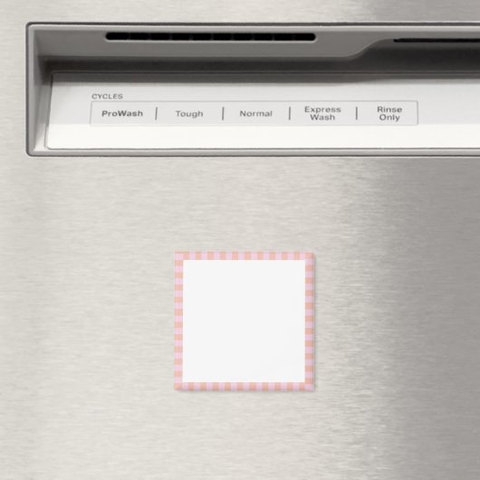 Snoep Roze Streep Rand Sjabloon Magneet (Insitu (Vaatwasser))