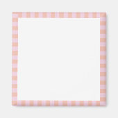 Snoep Roze Streep Rand Sjabloon Magneet (Voorkant)