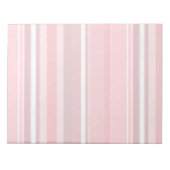 Snoep roze strepen notitieblok (Voorkant)