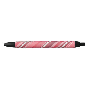 Snoep roze strepen zwarte inkt pen