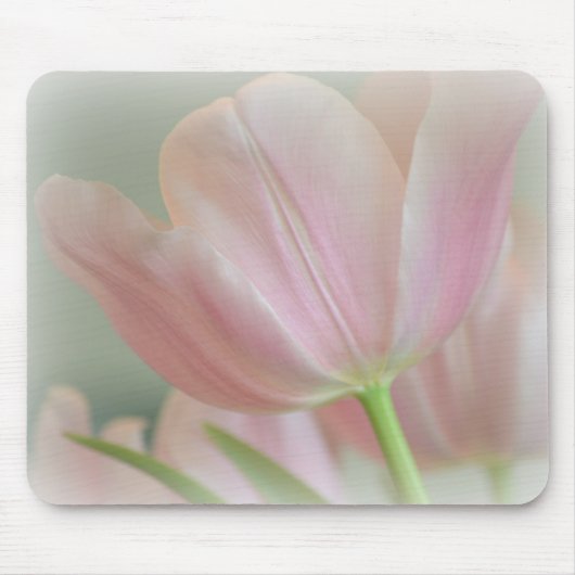 Snoep Roze Tulip Muismat (Voorkant)