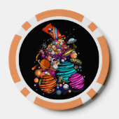 Snoep ruimte poker chips (Achterkant)