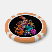 Snoep ruimte poker chips (Enkel)