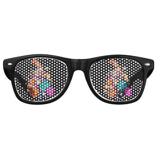 Snoep ruimte retro zonnebril (Voorkant)