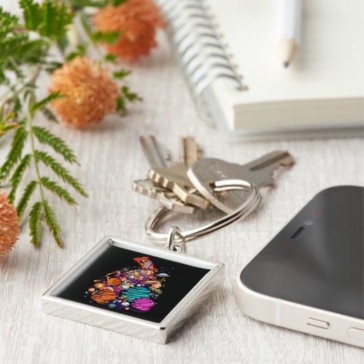 Snoep ruimte sleutelhanger (Zijkant)