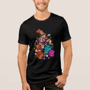 Snoep ruimte Tri-Blend shirt