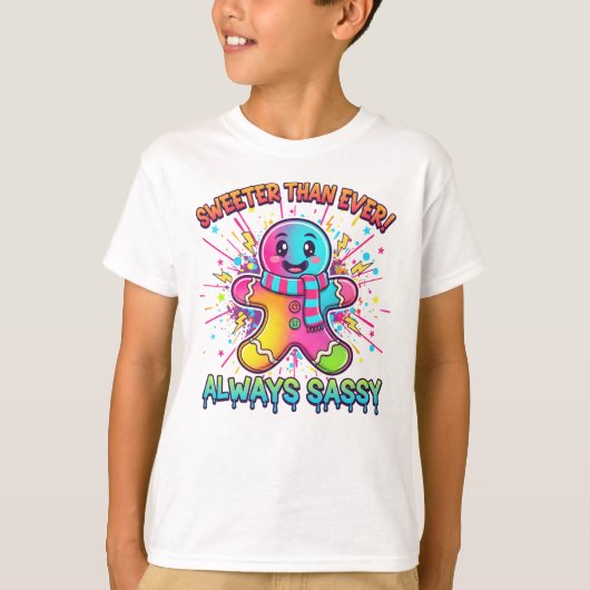 Snoep & Sassige Gemberkoek Kids T-shirt (Voorkant)
