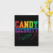 Snoep Security Candyland Halloween Kostuum Kinder Kaart (Gele Bloem)
